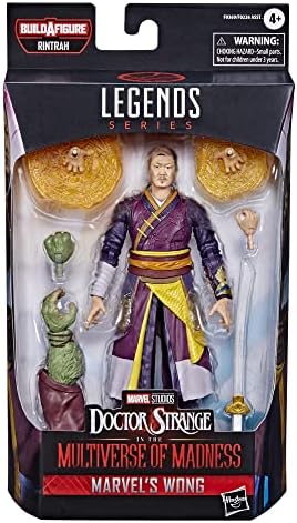 Marvel Legends Series Doctor Strange no Multiverso de Madness, 6 polegadas colecionáveis ​​Wong Cinematic Universe Action Figura Toy,