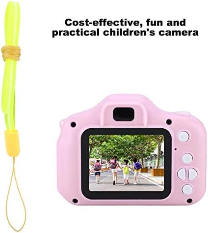 Câmera de brinquedos para crianças crianças, portátil 2,0 polegadas IPS color HD 1080p 1920 * 1080 tela 4x zoom digital desenho animado