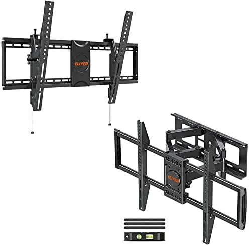 YD1007 TV TV MOLHE PARA TVS DE TELA FLARA DE 37-75 POLENTE, MAX VESA 600X400MM, 120 LBS. YD3003 Montagem de TV de movimento completo para TVs de tela plana de 37-82 polegadas, max vesa 600x400mm, 100 libras.