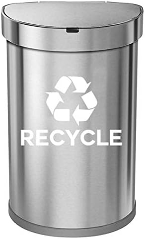 Ignixia Recicle Symbol Símbolo Decalque para organizar latas de lixo/recipientes