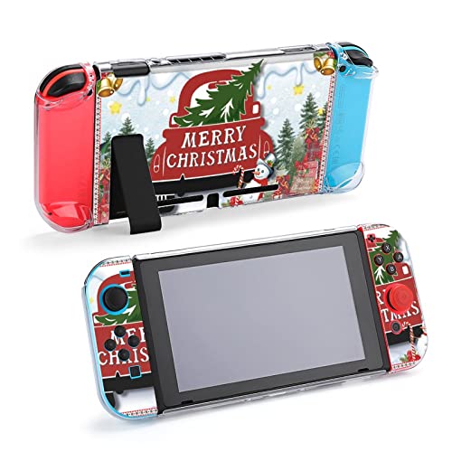 Capa de caixa protetora não-alcance para interruptores Nintendos, Christmas Snowman Switchs Console de jogo Anti-arranhão