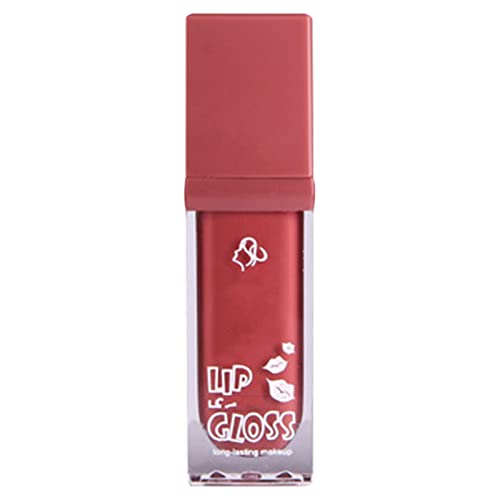 Xiahium Lip Gloss for Kids 10-12 Velvet Lip Glaze Non Stick Copo During Lip Glaze Film Makeup não desbota o pacote de brilho