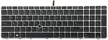 Novo teclado de layout dos EUA com retroiluminado para hp elitebook 850 G3 850 G4 755 G3 755 G4 HP ZBook 15U G3 G4 FIT P/N 836621-001