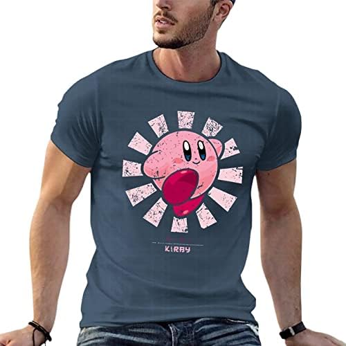 Camiseta de homens japoneses Retro Kirby