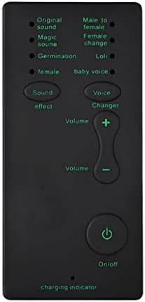 SXYLTNX Mini Som Sound Card Efeitos de som portátil Máquina Changer Voice Cartão de áudio para transmissão ao vivo Online Chating Singing