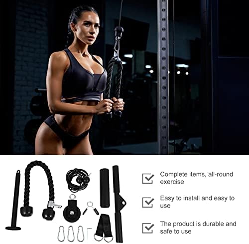 Kits de bricolage besportble kits diy lida com o sistema de fitness e elevador de polia para tríceps para baixo bíceps