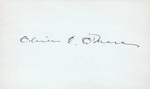 Oliver O'Mara 1912 Detroit assinado 3x5 Índice Cartão com JSA COA - MLB Cut Signature