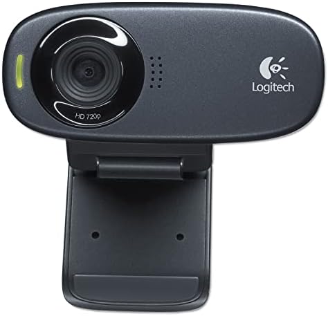 Logitech C310 Webcam - Black - Pacote USB 2.0-1