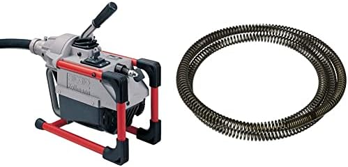 RIDGID 66492 Modelo K-60SP Compact 120-Volt Sectional Drening Cleaning Machine Kit e 61630 A62 Kit de cabo K60 7/8 '