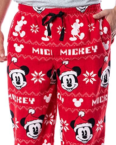 Disney Mickey Mouse Santa Mickey Mickey 3 Pejama Sono Sleep Set Camise
