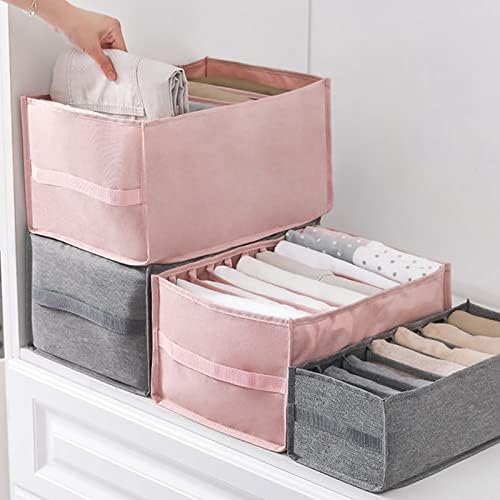Organizador de armário guarda-roupa lavável Roupas visíveis Caixas de armazenamento Caixas de malha dobrável Caixa de separação