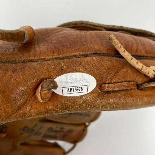 Bill Mazeroski 1960 World Series assinou a modela de jogo da década de 1950 JSA COA - luvas autografadas da MLB