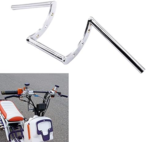 Ansin Motorcycle Hitlebar Z Bars 25mm 1 guidão para arrastar Bobber Chopper Cruisers Softail Dyna Sportster Chrome