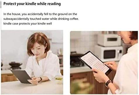 Caso para 6,8 Kindle Paperwhite e Kindle Paperwhite Signature Edition, tampa de casca leve com despertar/sono automático