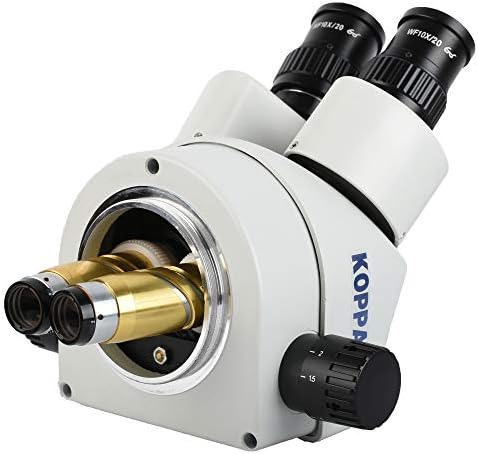 Koppace 3,5x-45x ampliação, microscópio binocular estéreo, microscópio de reparo de telefones celulares, luz do anel 144