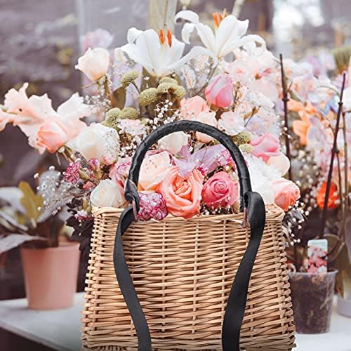 Aboofan portátil cesta de flores cesta de planos de flores prática cesto de armazenamento de cozinha cesta de cozinha cesta de mão de