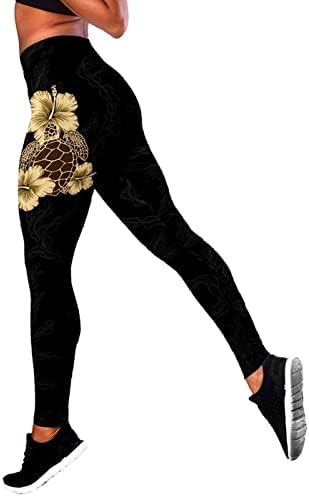 Mulheres calças de cintura alta moda borboleta impressão calças de ioga PLUS PLUNTAS ESPORTES DE MODAS DE MODAS