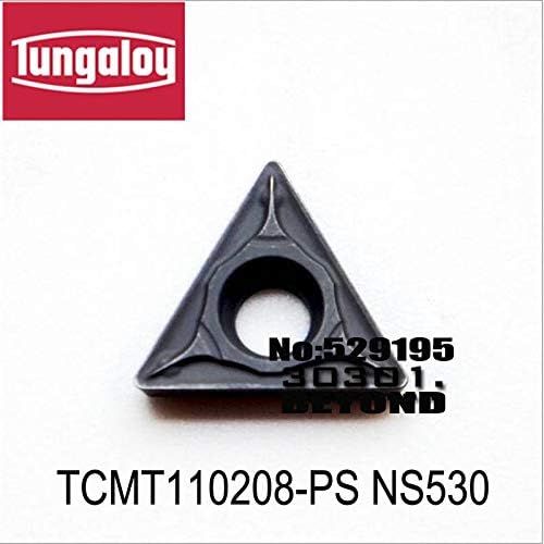 FINCOS TCMT110208 -PS NS530/T9115/T9125, Inserção de carboneto de tungaloy original TCMT 110208 -: TCMT110208 PS T9115)