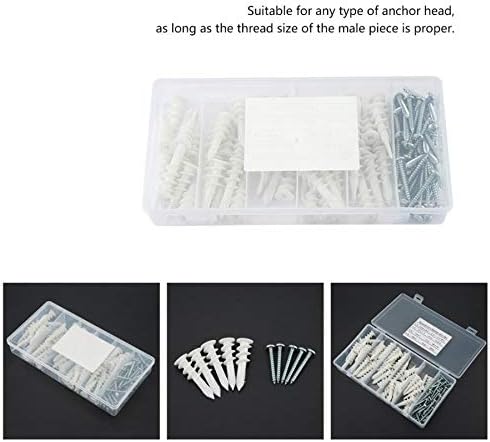 Parafuso 100pcs Auto -tapagem de expansão Plugue para parafusos de parede para parafusos de parede parafusos Tornilos para madera