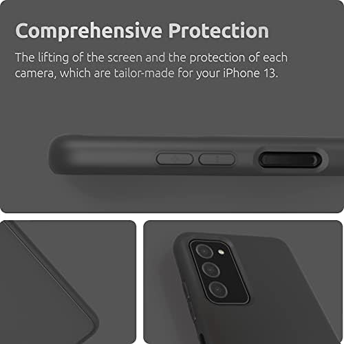 Weycolor Samsung Galaxy A03S Caso, com protetor de tela de vidro temperado [2 pacote], caixa de proteção contra queda