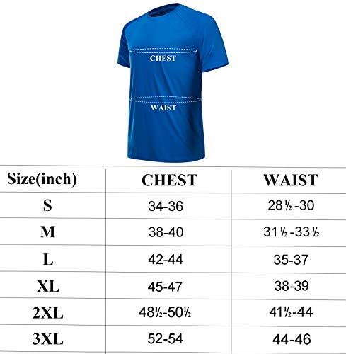 CE 'CERDR Mens Camisas de treino rápido de desempenho seco de manga curta camisas atléticas