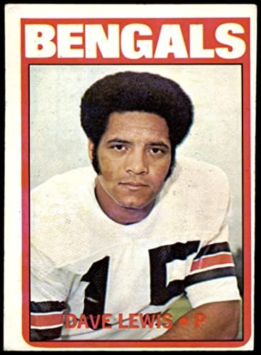 1972 Topps 237 Dave Lewis Cincinnati Bengals VG Bengals Stanford