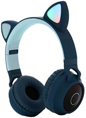 Foto de jogo estéreo fone de ouvido de gato Redução de ruído fones de ouvido fones de ouvido de computadores de computadores Auto -ajuste fones de ouvido dos jogadores yang1mn