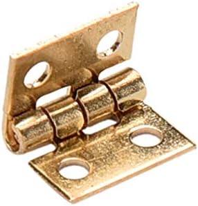 10pcs mini dobradiça de bronze pequena jóias decorativas jóias caixa de madeira portas de porta com pregos acessórios de móveis
