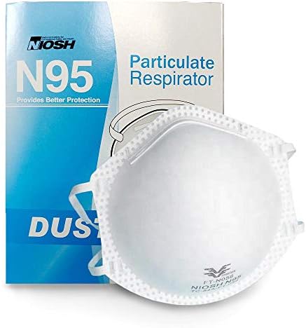 Respirador N95 NIOSH N95 Respiradores de partículas Certificadas N95 NIOSH