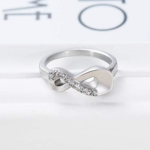 Heeqing ae312 1pcs mini anel segure entes queridos anel de urna de cremação para mulheres Memorial de jóias do anel