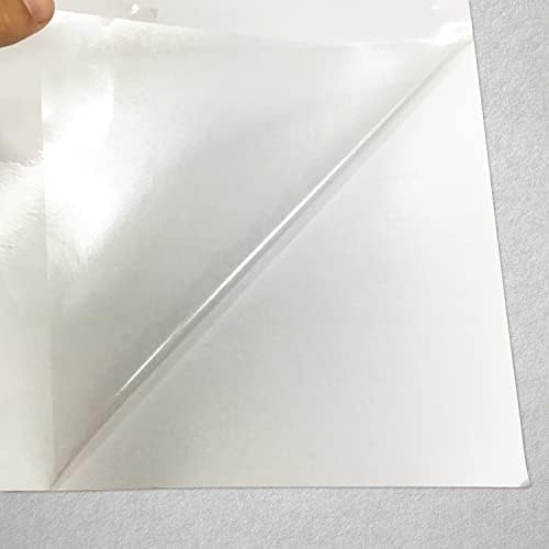 Rolo de fita de papel transferida transparente para decalques de parede de vinil, portas, janelas, sinais e artes e artesanato - Perfeito para Cricut e Silhouette Cameo Cedters - Transfer Film Paper