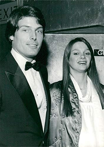 Foto vintage de Christopher Reeve e Gae Exton