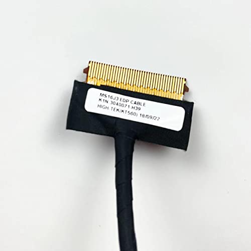 Substituição de cabo de vídeo LCD de folha carnuda para MSI MS16J3 GL62 PL62 GL62M GP62MVR 6RF Série K1N-3040071-H39