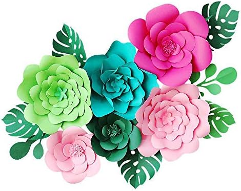 2pcs 16 polegadas de papel roxo Flor de decoração de decoração de papel floresteira cenário de flores de flor de rosa Flor