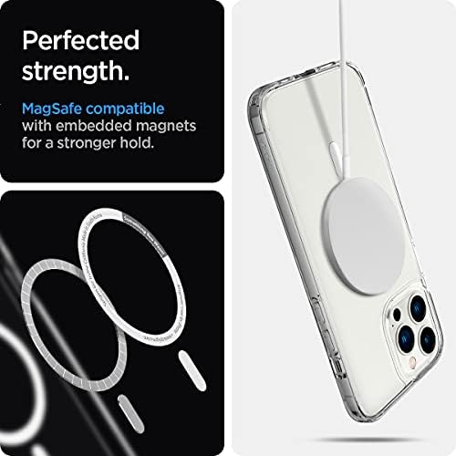 Spigen Ultra Hybrid Mag compatível com MagSafe projetado para iPhone 13 Pro Max Case - White