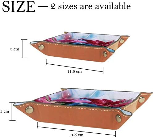 Lorvies aquarela lírios caixas de armazenamento de tinta Cubas de cesta de cesta de recipientes para o escritório em casa