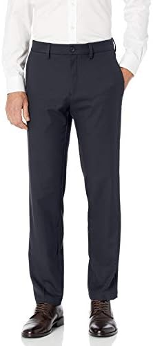 Haggar Men's Cool 18 Pro Straight Fit Front Front Superflex Waudand Pant