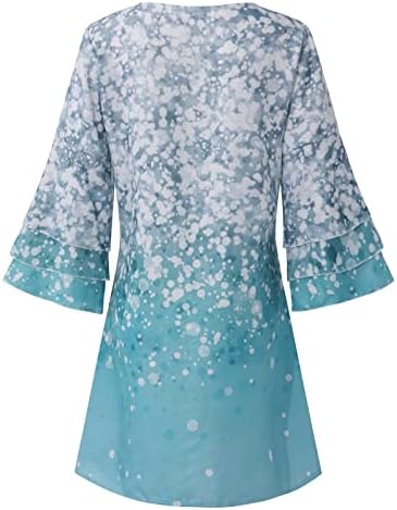 Vestidos de manga curta nokmopo para mulheres 2023 Convidado de casamento Moda de moda temperamento elegante decote em V 3/4 de mangas mini vestido