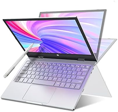 Laptop de Topoh 2 em 1, tablet Windows 10 Home, RAM 8GB ROM 256 GB SSD, tela de toque de 11,6 polegadas, processador Celeron