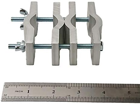Antena UNGSUNG Mastro para mastro kits de grampo C Blocos de alumínio do tipo com hardware de parafusos hexágonos para presunto