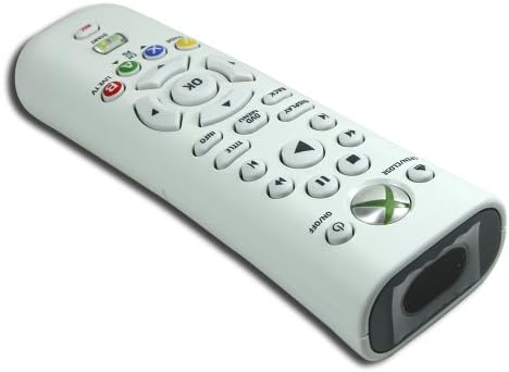 Microsoft Xbox 360 Xbox360 Elite Universal Media Control Remote DVD DVD Kit de reprodução branco novo