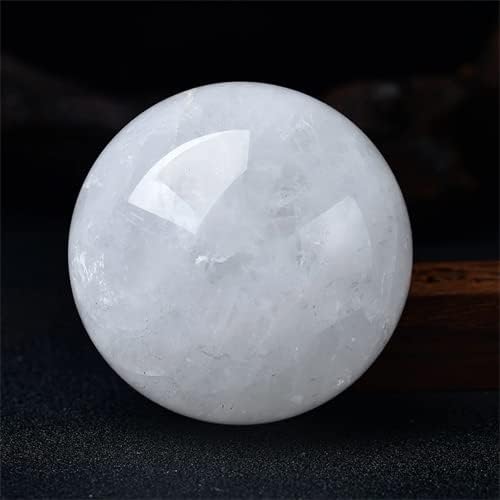 Ganggu Snow Branca Quartzo Diy Cristal Esfera Cura Ball Meditação Chakra Decoração Mão feita de massagem Decoração de decoração