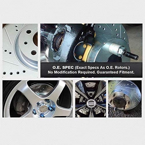 Kit de freios e rotores traseiros do Powersport | pastilhas de freio traseiro | Rotores e almofadas de freio | Pachotas de