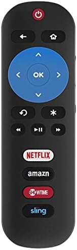 EN3B32HS Replace IR Remote Control fit for Hisense Roku TV 32H4C 32H4D 40H4C1 40H4C2 40H4D 43H4D 43R6D 32H4CA 48H4C 50H4C 50H4D 50R6D 55H4D 55R6D 65R6D 40H4 40H4C 48H4 H4 Series