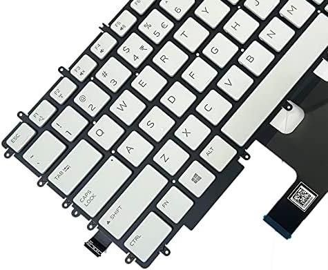 Teclado do laptop Huasheng Suda com substituição de retroiluminação para Dell Alienware M15 R3 R4 RGB YGFJK PK132VR2B01