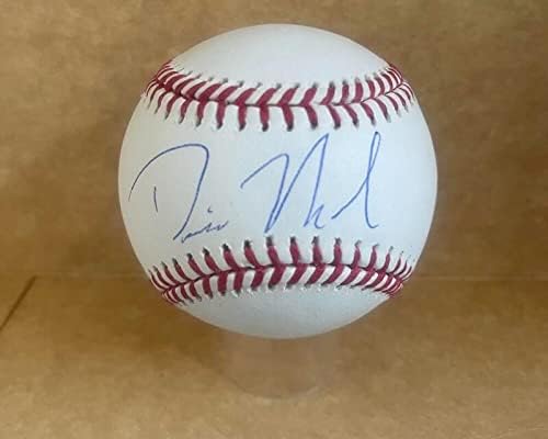 Dominic Hamel Mets Signature Sinicature assinou M.L. Baseball JSA SD140098