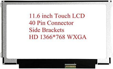 RINBERS B116XAK01.1 01.2 11.6 HD 1366X768 LCD Display Painel de tela de toque com conector de 40 pinos para HP Chromebook