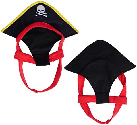 3 pacote de pet pirata figurino pirata caveira tampa de caveira + manto de cão pirata + macacão de cosplay pirata para gatos de cachorro