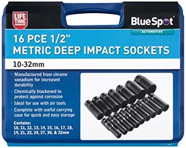 Bluespot Tools 01550 Sockets de impacto profundo de 1/2