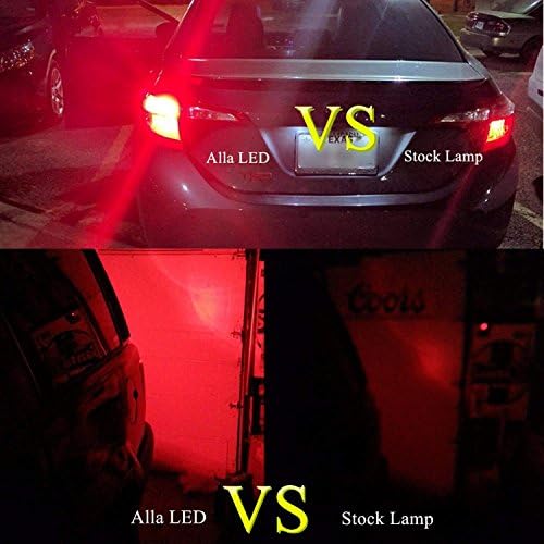 Iluminação Alla T20 7443 7440 LUZES DE FREIO STROBELO DE LED BULS BULS, 6000K Xenon White Super brilhante 2835 SMD